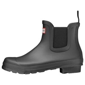 Hunter Original Chelsea Rain Boots Black Women's Size 6